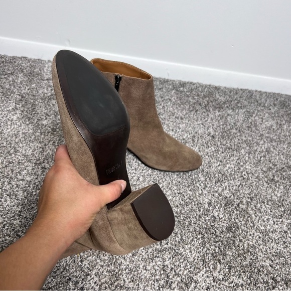 Thursday Everyone Block Heel Suede Ankle  Boots - Picture 5 of 8